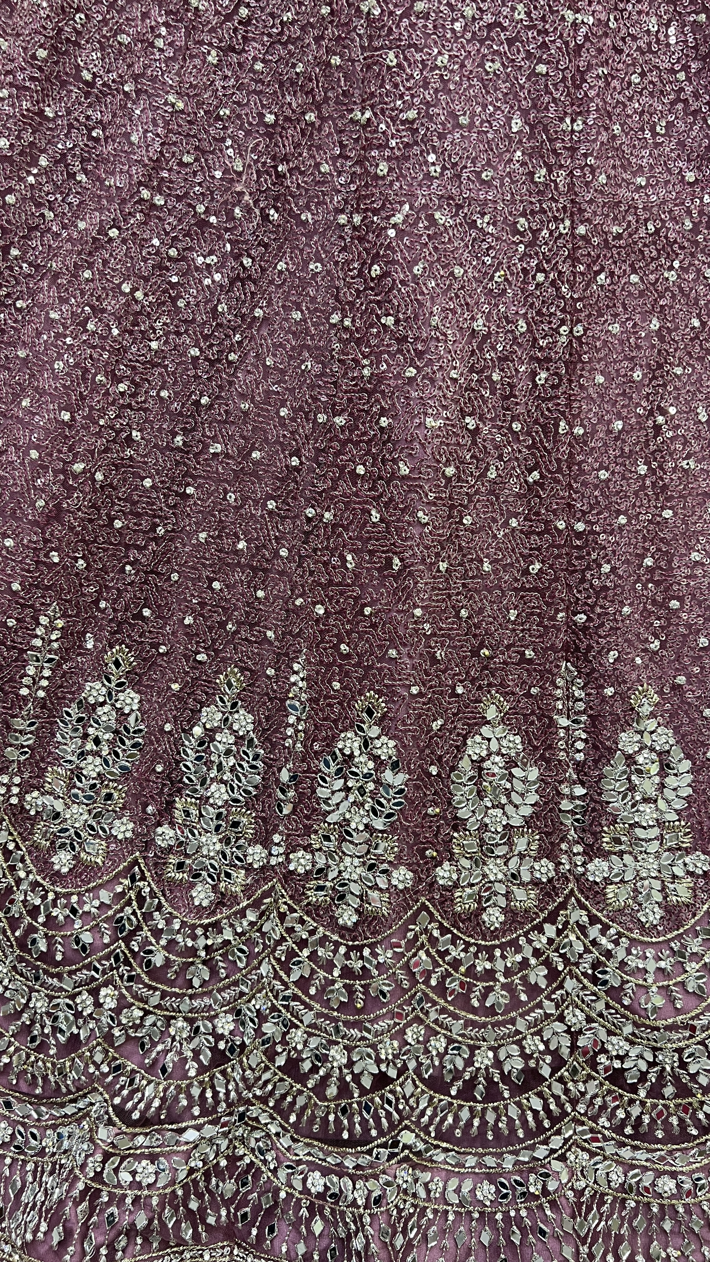 Pink Net Wedding Lehenga Choli